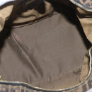 FENDI Zucca Canvas Vanity Hand Bag Black Brown Auth ep13903-10