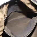 FENDI Zucca Canvas Vanity Hand Bag Black Brown Auth ep13903-11
