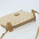 GUCCI GG Plus Supreme Shoulder Bag PVC Beige Gold Auth ep13904-6