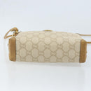 GUCCI GG Plus Supreme Shoulder Bag PVC Beige Gold Auth ep13904-9