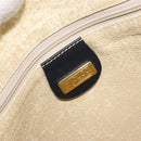 GUCCI Flora Shoulder Bag Canvas Leather White Gold 007 115 1093 Auth ep13906-18