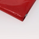 LOUIS VUITTON Monogram Vernis Walker Wallet Red M91153 LV Auth ep13908-10
