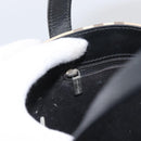 BURBERRY Nova Check Hand Bag PVC Beige Silver Auth ep13911-22
