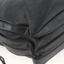 LOEWE Shoulder Bag Leather Black Auth ep13912-14