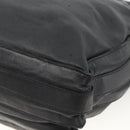 LOEWE Shoulder Bag Leather Black Auth ep13912-15