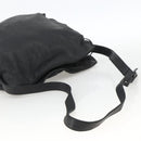 LOEWE Shoulder Bag Leather Black Auth ep13912-7