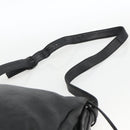 LOEWE Shoulder Bag Leather Black Auth ep13912-8