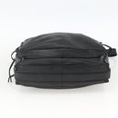 LOEWE Shoulder Bag Leather Black Auth ep13912-5