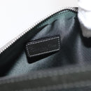 Christian Dior Trotter Canvas Saddle Accessory Pouch PVC Silver Auth ep13915A-15