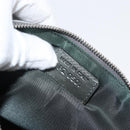 Christian Dior Trotter Canvas Saddle Accessory Pouch PVC Silver Auth ep13915A-19