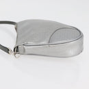 Christian Dior Trotter Canvas Saddle Accessory Pouch PVC Silver Auth ep13915A-5