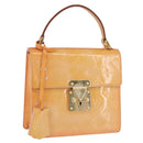 LOUIS VUITTON Vernis Spring Street Bag Marshmallow Pink M91033 LV Auth ep13919-1
