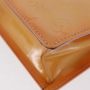 LOUIS VUITTON Vernis Spring Street Bag Marshmallow Pink M91033 LV Auth ep13919-16