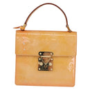 LOUIS VUITTON Vernis Spring Street Bag Marshmallow Pink M91033 LV Auth ep13919-13