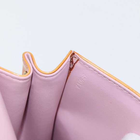 LOUIS VUITTON Vernis Spring Street Bag Marshmallow Pink M91033 LV Auth ep13919