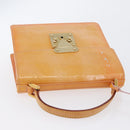 LOUIS VUITTON Vernis Spring Street Bag Marshmallow Pink M91033 LV Auth ep13919-7