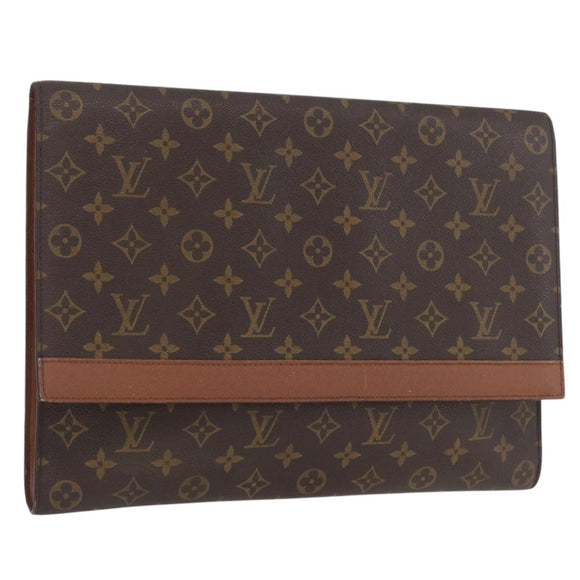 LOUIS VUITTON Monogram Porte Envelope Clutch Bag M51801 LV Auth ep13920
