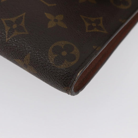 LOUIS VUITTON Monogram Porte Envelope Clutch Bag M51801 LV Auth ep13920