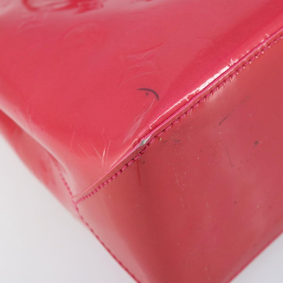 LOUIS VUITTON Monogram Vernis Wilshire PM Hand Bag Rose Pop M93643 Auth ep13926A