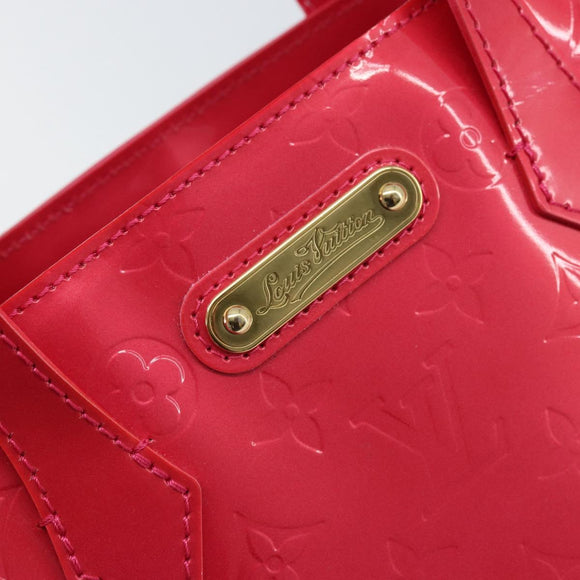 LOUIS VUITTON Monogram Vernis Wilshire PM Hand Bag Rose Pop M93643 Auth ep13926A