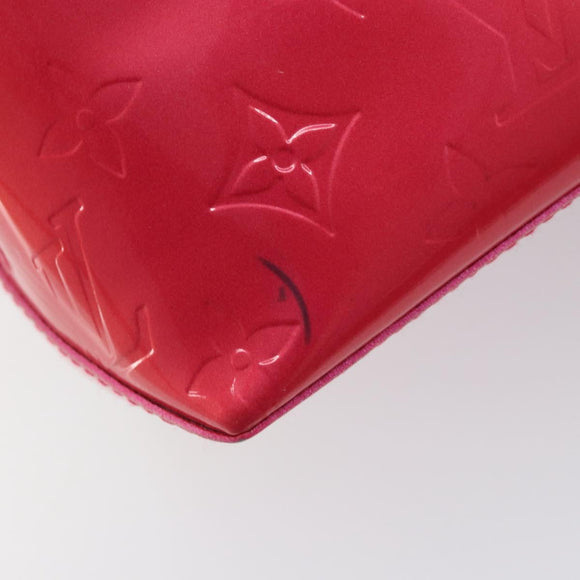 LOUIS VUITTON Monogram Vernis Wilshire PM Hand Bag Rose Pop M93643 Auth ep13926A