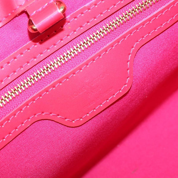 LOUIS VUITTON Monogram Vernis Wilshire PM Hand Bag Rose Pop M93643 Auth ep13926A