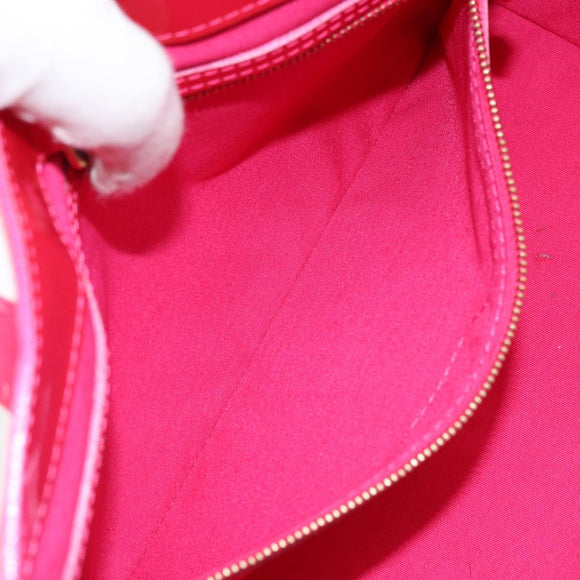 LOUIS VUITTON Monogram Vernis Wilshire PM Hand Bag Rose Pop M93643 Auth ep13926A