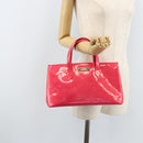 LOUIS VUITTON Monogram Vernis Wilshire PM Hand Bag Rose Pop M93643 Auth ep13926A-23