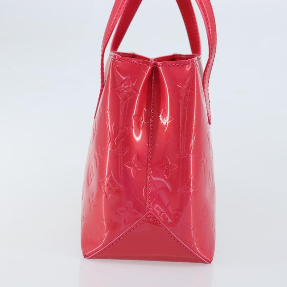 LOUIS VUITTON Monogram Vernis Wilshire PM Hand Bag Rose Pop M93643 Auth ep13926A