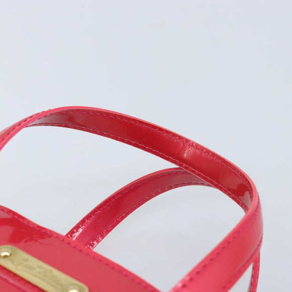 LOUIS VUITTON Monogram Vernis Wilshire PM Hand Bag Rose Pop M93643 Auth ep13926A
