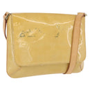 LOUIS VUITTON Monogram Vernis Thompson Street Bag Beige M91301 LV Auth ep13928-1