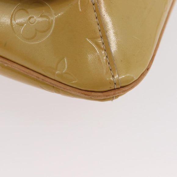 LOUIS VUITTON Monogram Vernis Thompson Street Bag Beige M91301 LV Auth ep13928