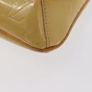 LOUIS VUITTON Monogram Vernis Thompson Street Bag Beige M91301 LV Auth ep13928-15