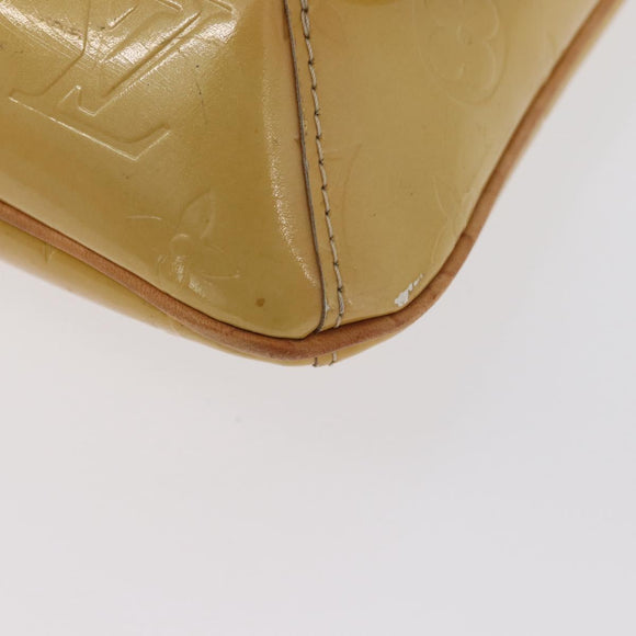 LOUIS VUITTON Monogram Vernis Thompson Street Bag Beige M91301 LV Auth ep13928