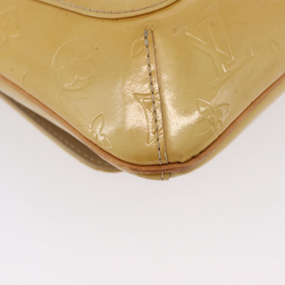 LOUIS VUITTON Monogram Vernis Thompson Street Bag Beige M91301 LV Auth ep13928