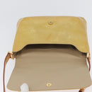 LOUIS VUITTON Monogram Vernis Thompson Street Bag Beige M91301 LV Auth ep13928-18
