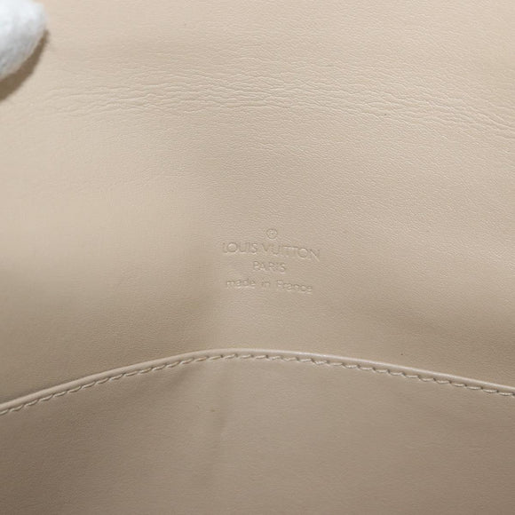LOUIS VUITTON Monogram Vernis Thompson Street Bag Beige M91301 LV Auth ep13928