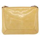 LOUIS VUITTON Monogram Vernis Thompson Street Bag Beige M91301 LV Auth ep13928-3