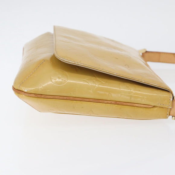 LOUIS VUITTON Monogram Vernis Thompson Street Bag Beige M91301 LV Auth ep13928