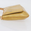 LOUIS VUITTON Monogram Vernis Thompson Street Bag Beige M91301 LV Auth ep13928-5