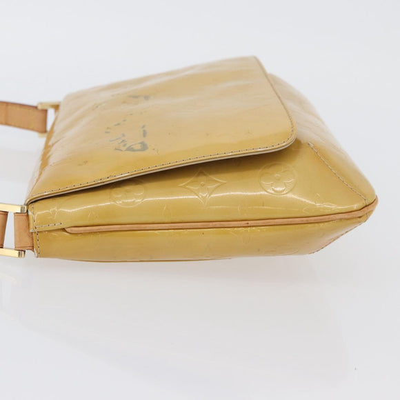 LOUIS VUITTON Monogram Vernis Thompson Street Bag Beige M91301 LV Auth ep13928