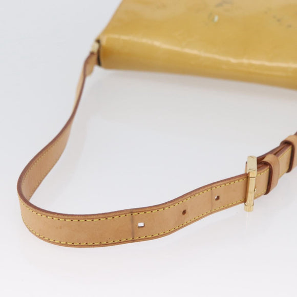 LOUIS VUITTON Monogram Vernis Thompson Street Bag Beige M91301 LV Auth ep13928