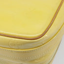 LOUIS VUITTON Monogram Vernis Wooster Bag Lime Yellow M91075 LV Auth ep13931-15