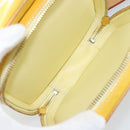 LOUIS VUITTON Monogram Vernis Wooster Bag Lime Yellow M91075 LV Auth ep13931-20