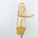 LOUIS VUITTON Monogram Vernis Wooster Bag Lime Yellow M91075 LV Auth ep13931-21