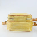 LOUIS VUITTON Monogram Vernis Wooster Bag Lime Yellow M91075 LV Auth ep13931-5