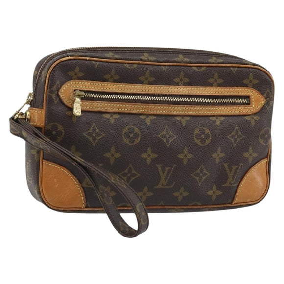 LOUIS VUITTON Monogram Marly Dragonne GM Clutch Bag M51825 LV Auth ep13933