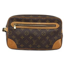 LOUIS VUITTON Monogram Marly Dragonne GM Clutch Bag M51825 LV Auth ep13933-13
