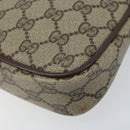 GUCCI GG Supreme Shoulder Bag PVC Beige Gold 97 02 068 Auth ep13934-14
