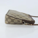 GUCCI GG Supreme Shoulder Bag PVC Beige Gold 97 02 068 Auth ep13934-3